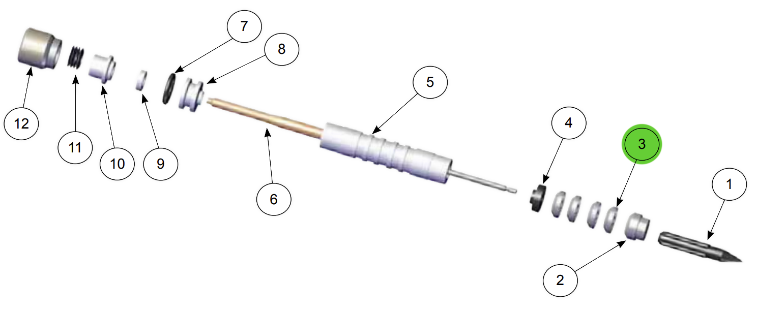 Ransburg Electrostatic Gun Chevron Seal - Must - Have for Precision Painting!