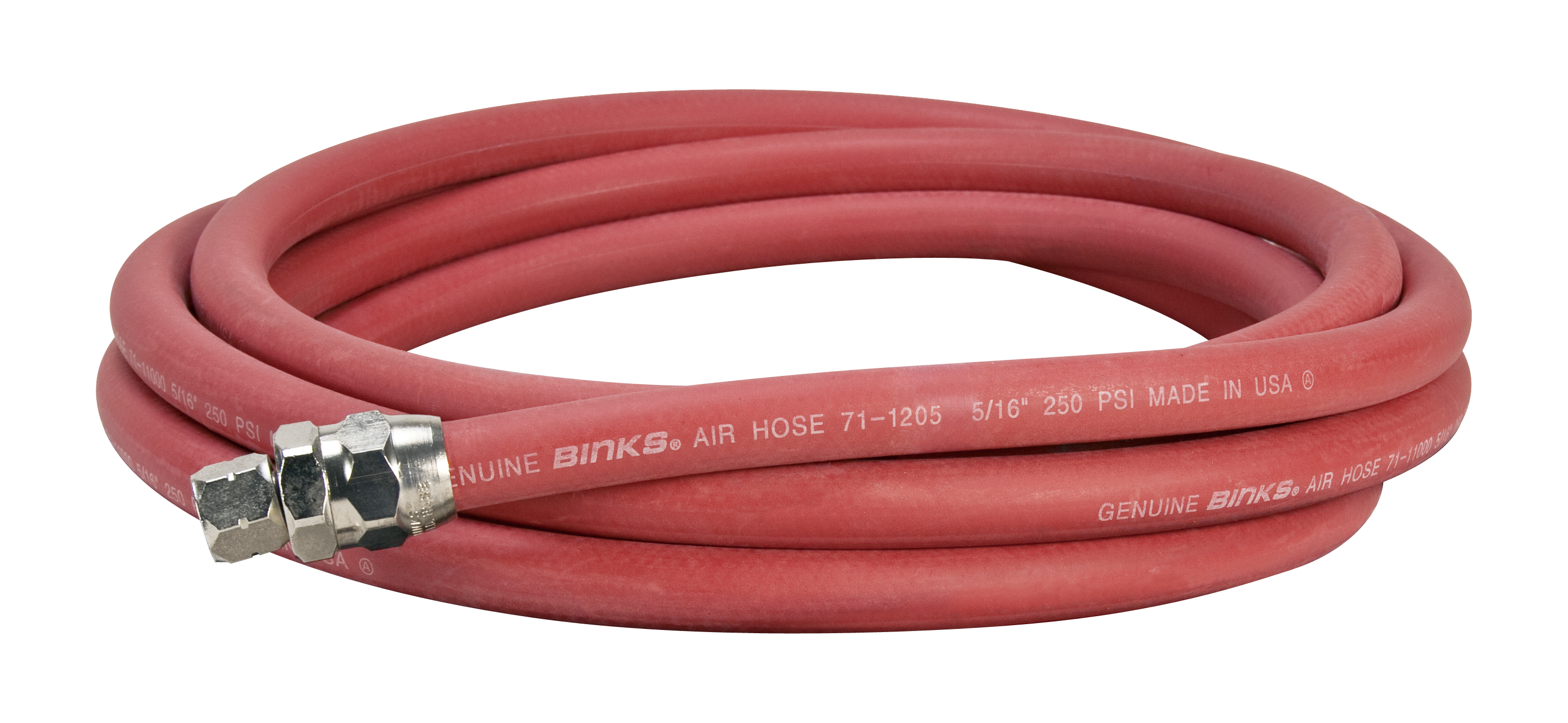 Get Your Binks Air Hose Assembly Now! 5/16 ID x 5/8 OD, 1/4”nps(f) Threads