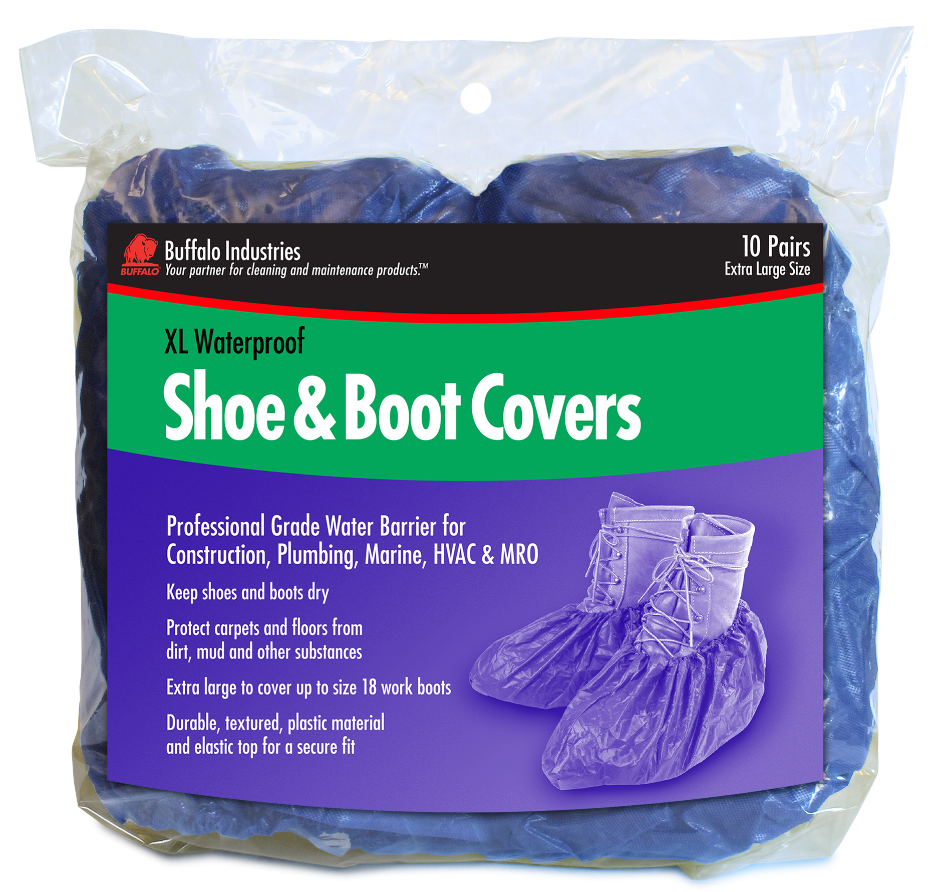 Buffalo Industries XL Super Waterproof Shoe and Boot Covers - Your Ideal Flood Protection!