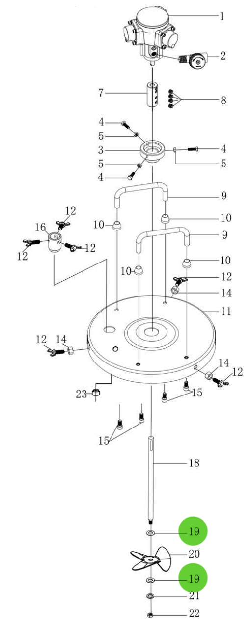 Total Finishing 5-Gallon Agitator Gasket - Essential Sealing Solution