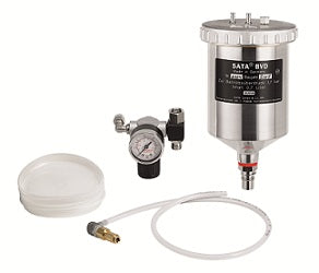 SATA Spray Gun Conversion Kits: Pressure Cup & Agitator Cup