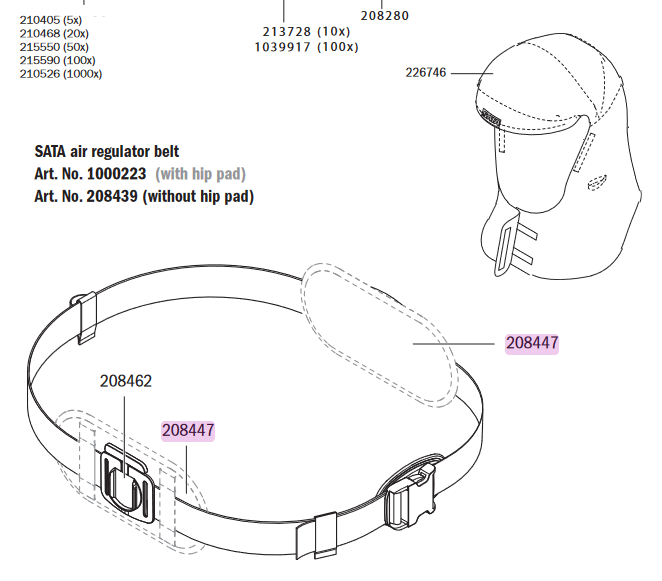 SATA Air Vision 5000 Hood & Air Regulator Holder: The Ultimate Accessory