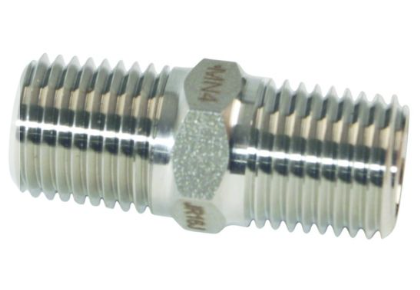 Binks Premium 1/4 x 1/4 Stainless Steel DM Nipple - A Must-Have for Your Projects!