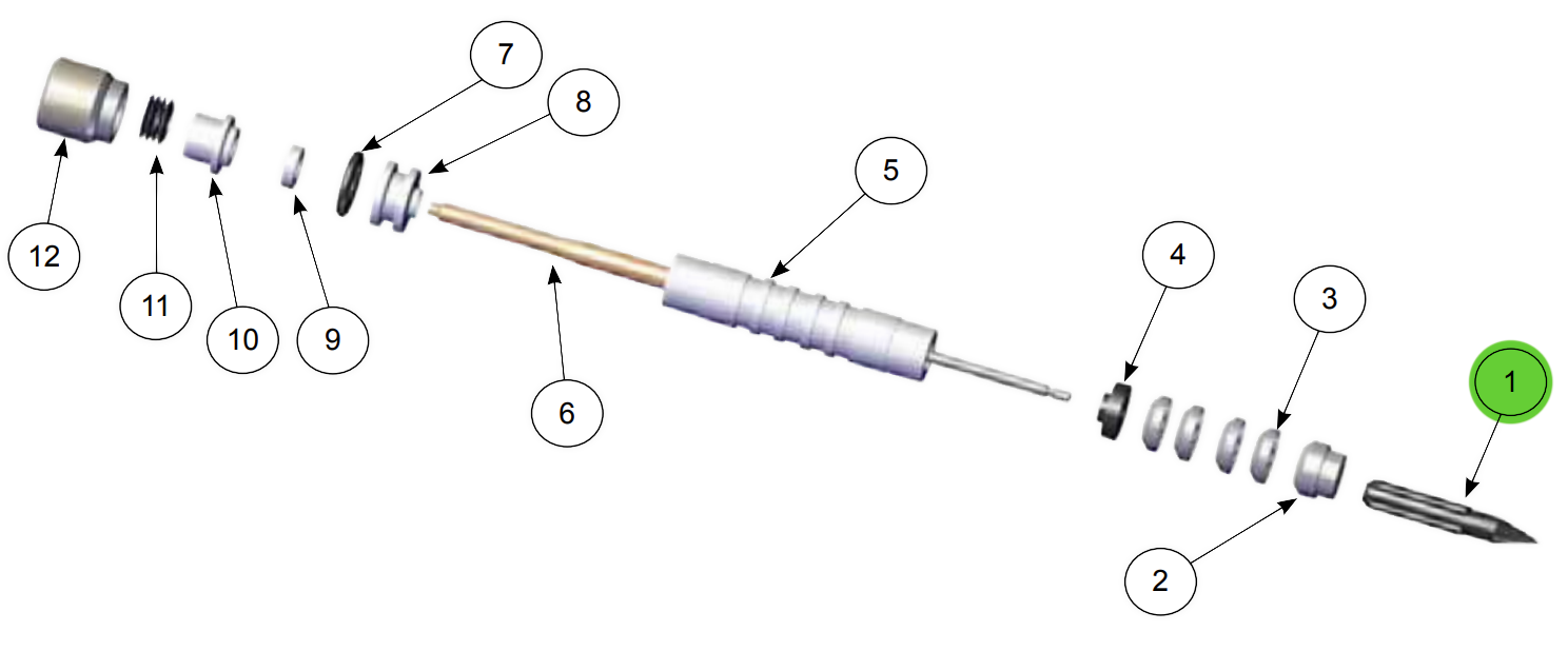 Unbeatable Ransburg High Wear Electrode Assembly