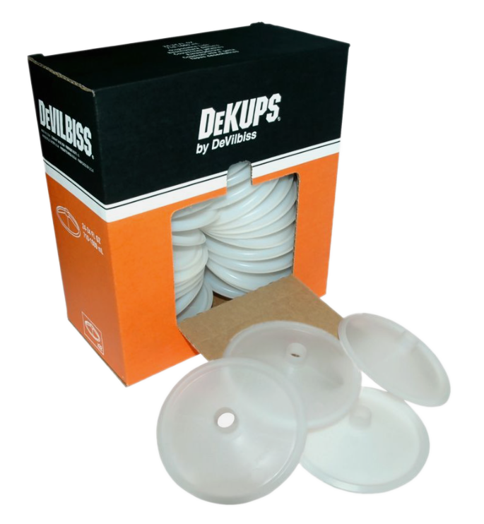 DeVilbiss DeKups® 24 & 34 oz. Disposable Lids - A Must-Have for Painters!