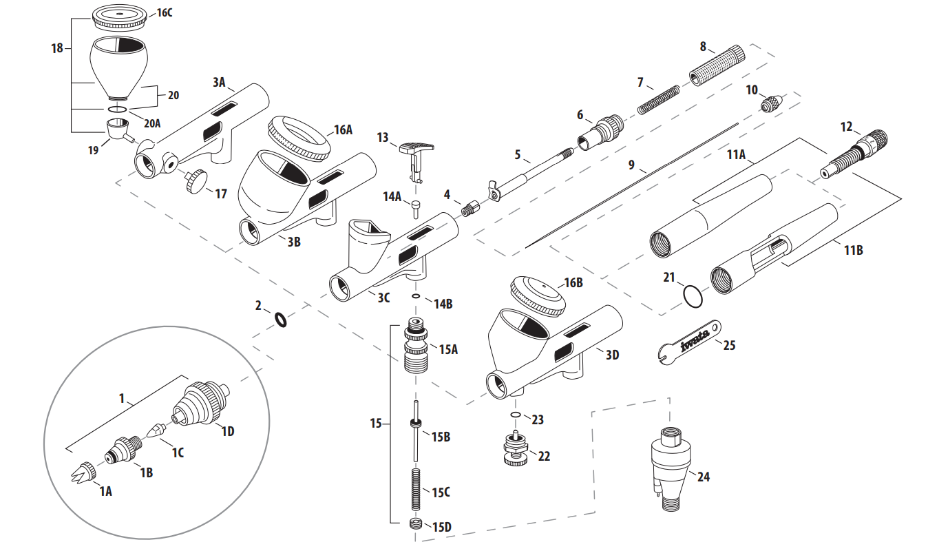 Get Your Iwata Custom Micron Head Nozzle Cap (C1) I5351C Now!